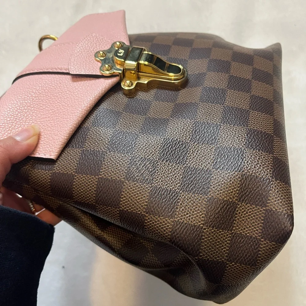 Louis Vuitton Clapton backpack Mongolian pink color